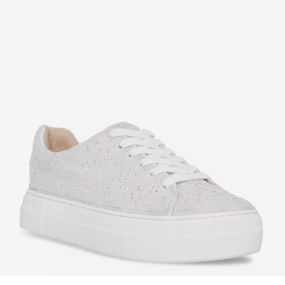 Betsey Johnson Suton Highwall Bling Platform Sneaker Size 9